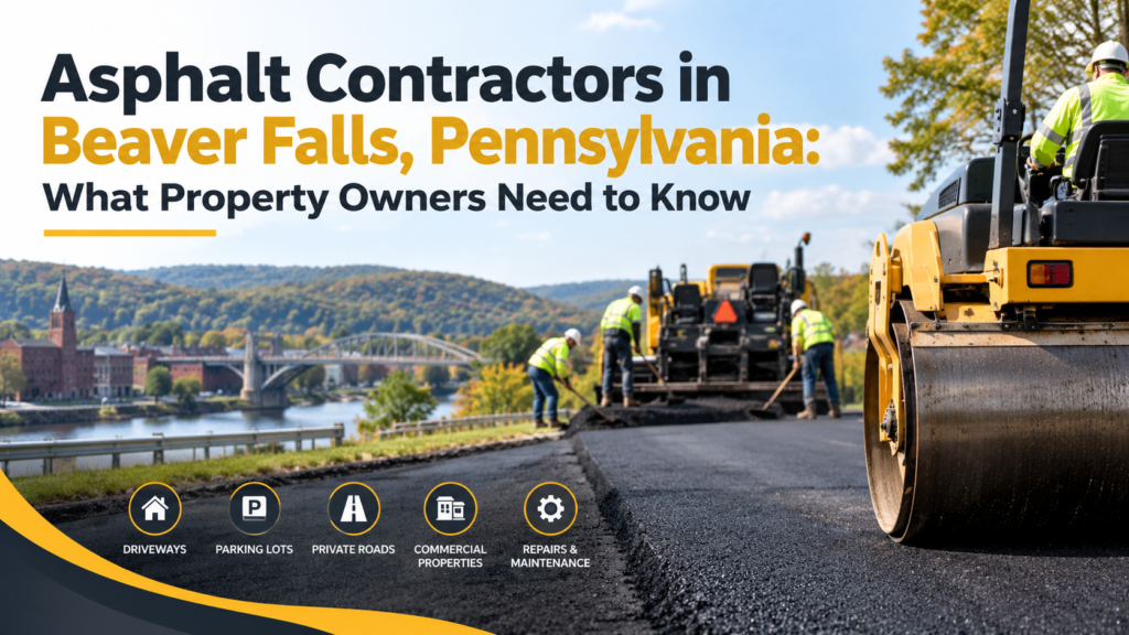 Asphalt Contractors in Beaver Falls, Pennsylvania: What Property Owners Need to Know